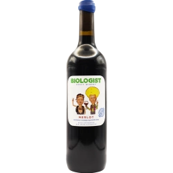 "Merlot" Biologist red dry varietal wine aged in an oak barrel for 9 months. 0,75 "Мерло" Біологіст вино червоне сухе сортове витримане 0,75
