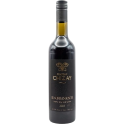 "Blaufrankisch" Chateau Chizay red semi-dry wine 0.75 "Блауфранкіш" Шато Чизай вино червоне напівсухе 0,75