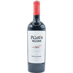 "Semi-Sweet" Pilot's Wines red semi-sweet ordinary table wine 0.75 "Семі Світ" Пайлотс Вайнз вино червоне напівсолодке ординарне столове 0,75