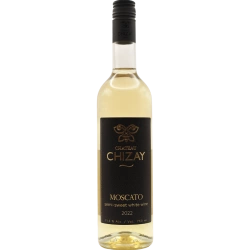 "Moscato" Chateau Chizay white semi-sweet wine 0,75 "Мускат" Шато Чизай вино біле напівсолодке 0,75