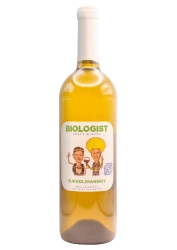 Sykholymansky white aged dry wine Biologist "Сухолиманський" Біологіст вино біле сухе витримане 12 міс. 0,75