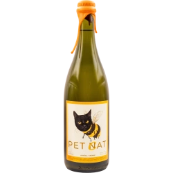 "Pet Cat" Honey Spas drink honey pet nat white dry 0.75 "Пет Кет" Медовий Спас напій медовий пет-нат білий сухий 0,75