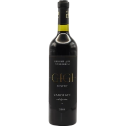 "Cabernet" Wine House Hygineishvili red dry table wine 0.75 (2018) "Каберне" Винний Дім Гігінеішвілі вино червоне сухе столове 0,75 (2018)